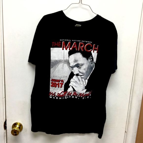 Martin Luther King Jr. MLK Wasing Rally T-Shirt 2017 size Large - Picture 1 of 5